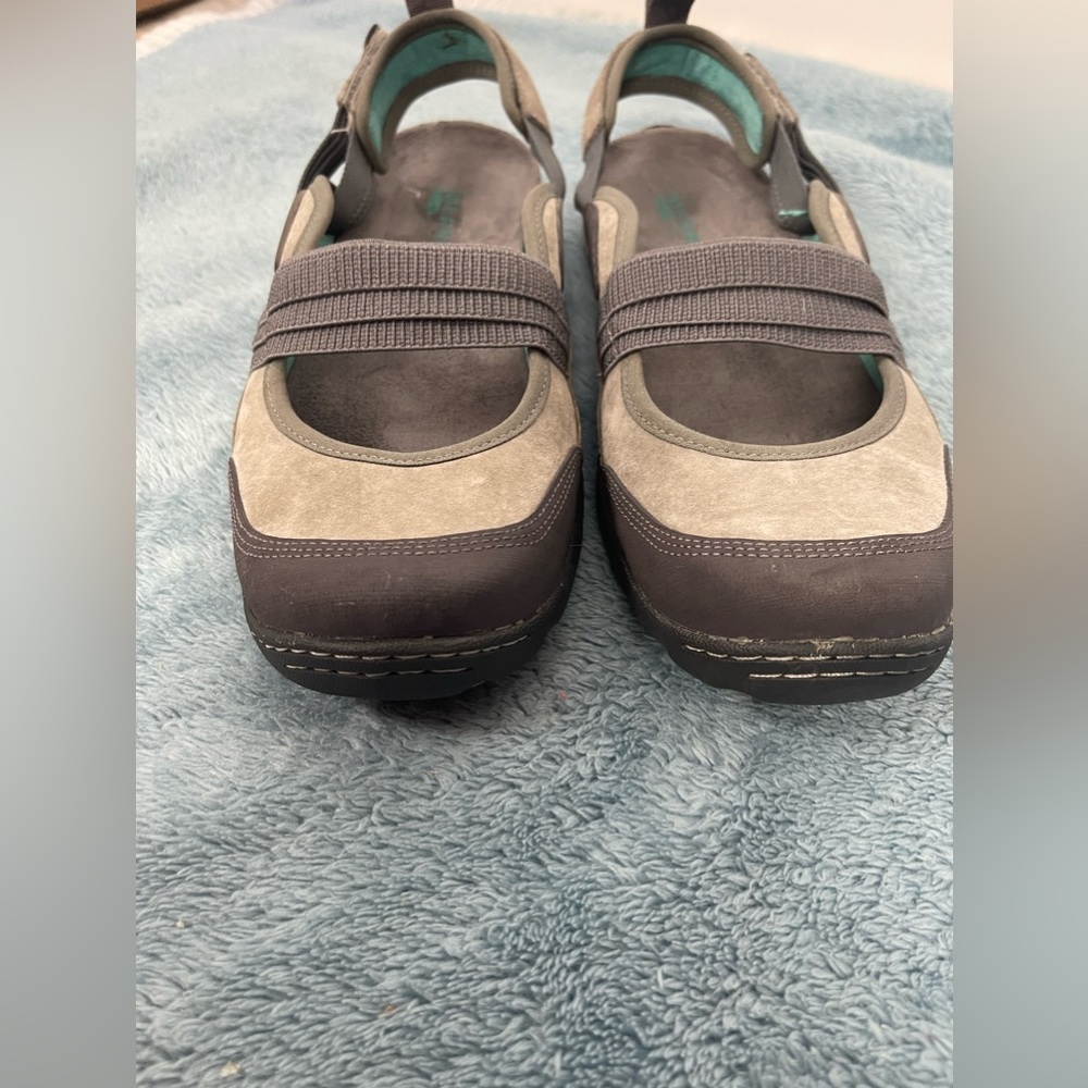 MERRELL Mimosa Ginger Mary Jane Shoes Hiking Flats Drizzle Gray Women's Size 7 - Picture 8 of 13